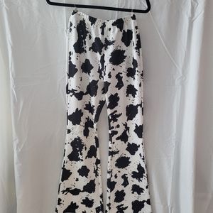 Flare cow pants